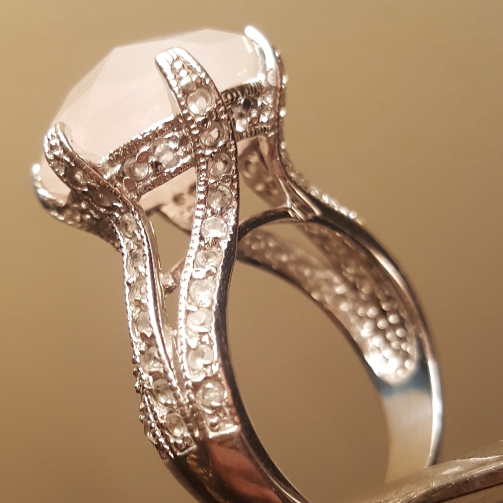 Pink Quarts Ring
